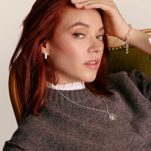 Thomas Sabo Ezüst nyaklánc Wednesday ablakból nyíló kilátással
