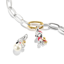 Thomas Sabo X PEANUTS Snoopy Mikulás és Woodstock connect medál