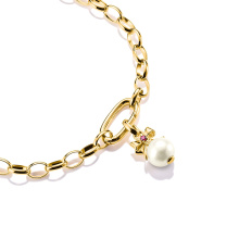 Thomas Sabo Aranyozott harang connect medál masnival 