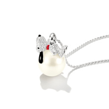 Thomas Sabo X PEANUTS csillogó Snoopy medál hógolyón