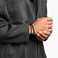 Thomas Sabo Obszidián és tigrisszem talizmán karkötő 