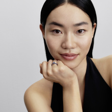 Pandora Kék csakra szív gyűrű