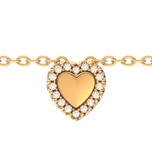 Pandora Gravírozható szív glória collier nyaklánc