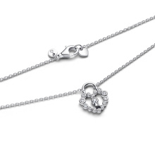 Pandora Szikrázó szív lakat medálos nyaklánc
