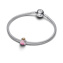 Pandora Rózsaszín tulipán charm