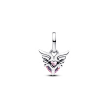 Pandora Szárnyas szív mini függő charm