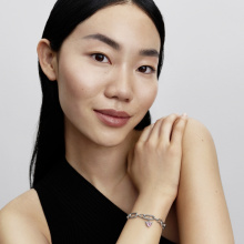 Pandora Szárnyas szív mini függő charm