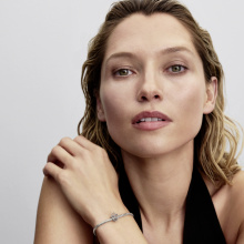 Pandora Áttört szív lakat charm