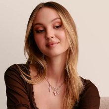 Thomas Sabo rózsaszín szájfény charm