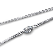 Pandora Pavé kapcsos rókafark láncos charm nyaklánc