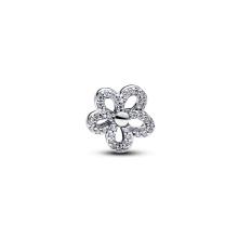 Pandora Pavé virág áttört charm