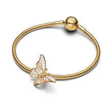Pandora Nagy méretű áttört pillangó charm