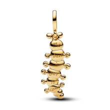 Pandora Rózsaszín hernyó charm