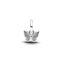 Pandora Rózsaszín pillangó mini függő charm