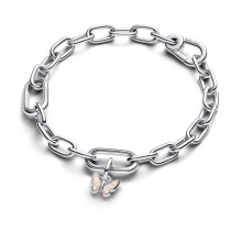 Pandora Rózsaszín pillangó mini függő charm