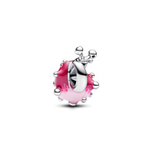 Pandora Rózsaszín csiga charm