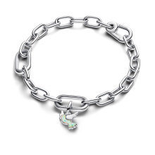 Pandora Fehér galamb mini függő charm