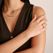 Thomas Sabo dupla ezüst karkötő cirkónia kövekkel 