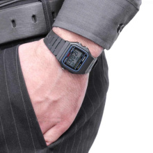 Casio Collection fekete színű férfi karóra F-91W-1YEG