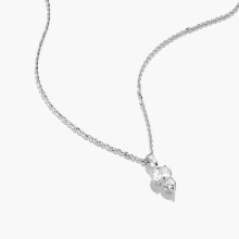 Thomas Sabo áttetsző ovális és szív cirkónia ezüst nyaklánc