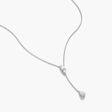 Thomas Sabo áttetsző köves ezüst Y nyaklánc 