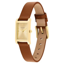 Calvin Klein CK Light barna bőrszíjas női karóra CK25100209