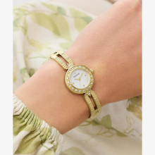Guess Cassidy sárga arany színű női karóra GW1016L2