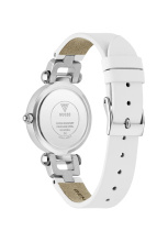 Guess GINGER fehér bőrszíjas női karóra GW1020L1