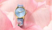 Guess Garden kék szíjas női karóra GW1041L1