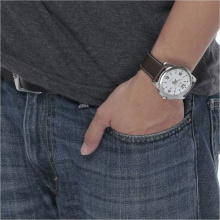 Casio Standard barna bőrszíjas férfi karóra MTP-1314PL-7AVEF