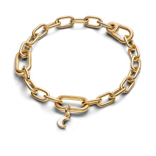 Pandora Fehér félhold mini függő charm