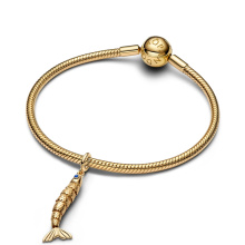 Pandora Mozgatható hal függő charm