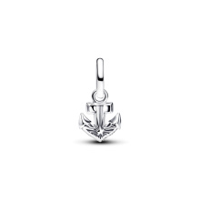 Pandora Kék horgony mini függő charm