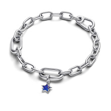 Pandora Kék csillag mini függő charm