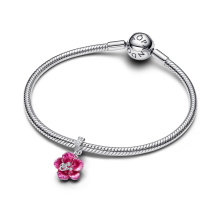 Pandora Hibiszkusz függő charm