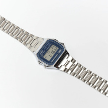 Casio Vintage Iconic ezüst színű unisex karóra A158WEA-2EF