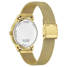 Citizen Elegance Lady sárga arany színű Eco-Drive női karóra EM1222-87A