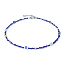 Coeur de Lion Joyful Colours Flex silver-blue karkötő 4460/30-0717