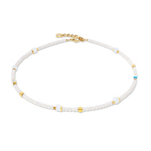 Coeur de Lion Joyful Colours Flex gold-white karkötő 4460/30-1416