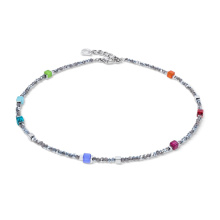 Coeur de Lion Joyful Colours Flex silver-multicolour karkötő 4460/30-1517