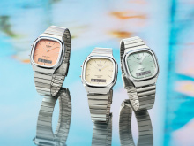 Casio Vintage zöld számlapos unisex karóra AQ-240E-2AEF