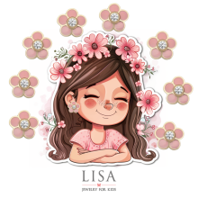 Lisa Jewelry for Kids ajándék matrica