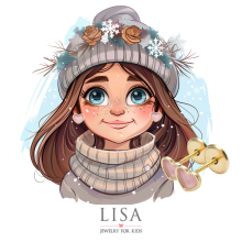 Lisa Jewelry for Kids ajándék matrica