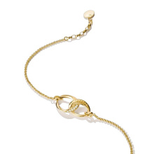 Thomas Sabo "Together" aranyozott karkötő fehér cirkóniával
