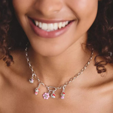 Thomas Sabo Hello Kitty piros masni connect medál