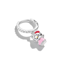 Thomas Sabo Hello Kitty fél pár fülbevaló fehér cirkóniával