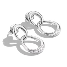 Thomas Sabo "Together" Fülbevaló fehér cirkóniákkal