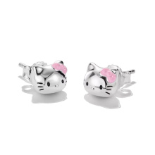 Thomas Sabo Hello Kitty fülbevaló rózsaszín masnival