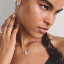 Thomas Sabo "Together" ezüst nyaklánc fehér cirkóniával