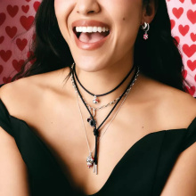 Thomas Sabo Hello Kitty nyaklánc piros szívvel